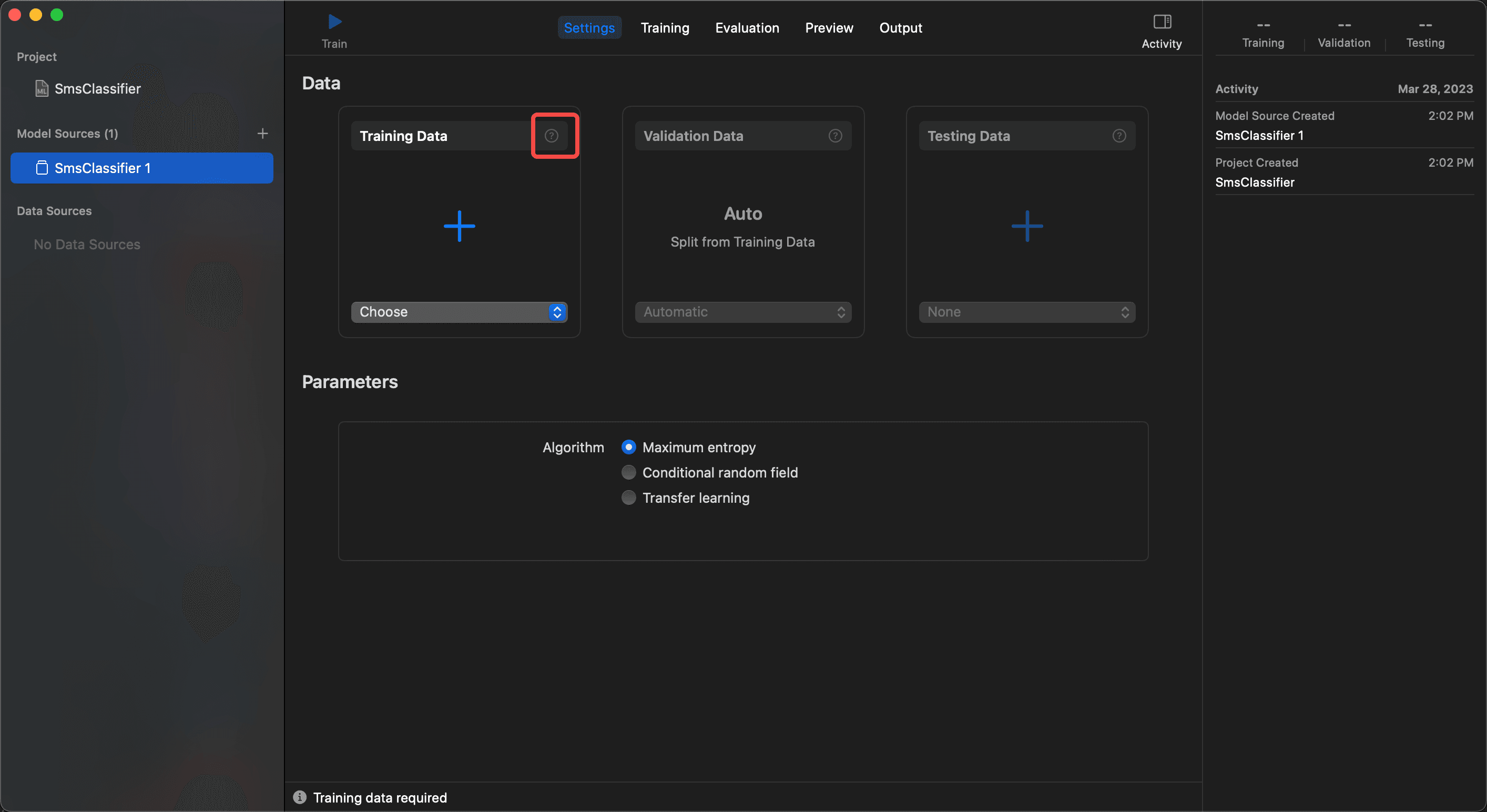 Main Interface
